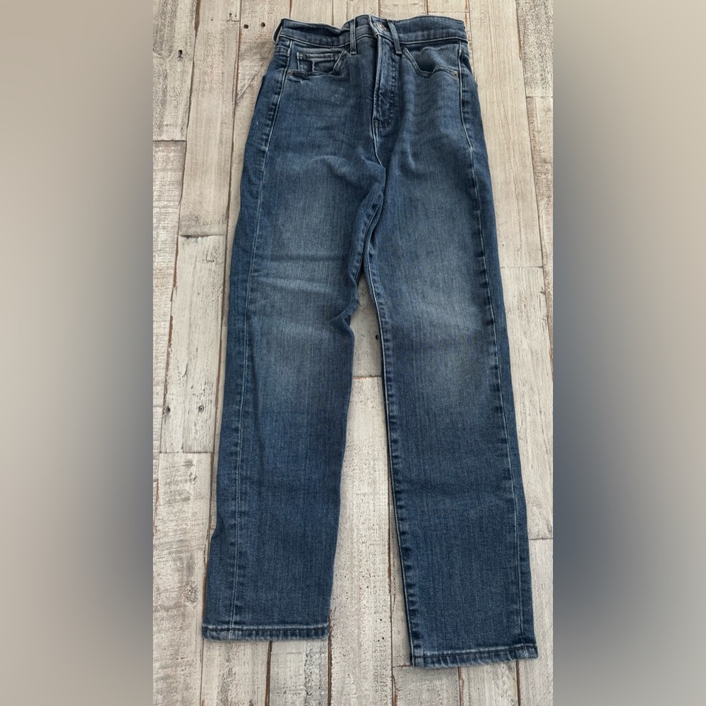 Express Dark Blue Denim with Black Label